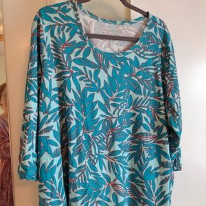 3/4-Sleeve T-Shirt Tunic